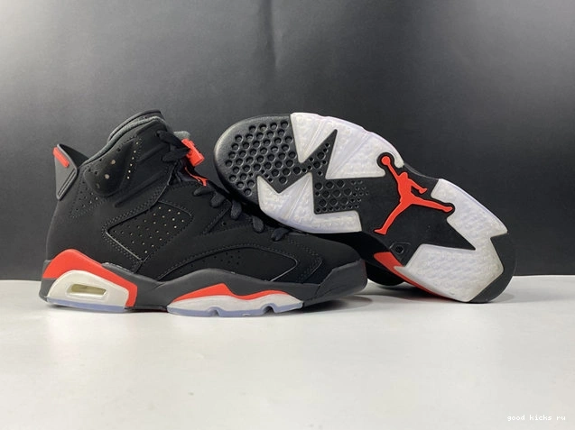 384664- Infrared EyeCatching Black Jordan6 4044 1014